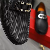 Cheap Salvatore Ferragamo Leather Shoes For Men #1380573 Replica Wholesale [$76.00 USD] [ITEM#1380573] on Replica Salvatore Ferragamo Leather Shoes