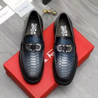 Cheap Salvatore Ferragamo Leather Shoes For Men #1380578 Replica Wholesale [$100.00 USD] [ITEM#1380578] on Replica Salvatore Ferragamo Leather Shoes