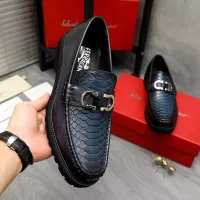 Cheap Salvatore Ferragamo Leather Shoes For Men #1380578 Replica Wholesale [$100.00 USD] [ITEM#1380578] on Replica Salvatore Ferragamo Leather Shoes