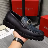 Cheap Salvatore Ferragamo Leather Shoes For Men #1380578 Replica Wholesale [$100.00 USD] [ITEM#1380578] on Replica Salvatore Ferragamo Leather Shoes