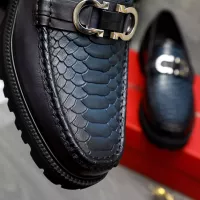 Cheap Salvatore Ferragamo Leather Shoes For Men #1380578 Replica Wholesale [$100.00 USD] [ITEM#1380578] on Replica Salvatore Ferragamo Leather Shoes