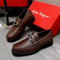 Cheap Salvatore Ferragamo Leather Shoes For Men #1380579 Replica Wholesale [$100.00 USD] [ITEM#1380579] on Replica Salvatore Ferragamo Leather Shoes