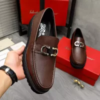 Cheap Salvatore Ferragamo Leather Shoes For Men #1380579 Replica Wholesale [$100.00 USD] [ITEM#1380579] on Replica Salvatore Ferragamo Leather Shoes