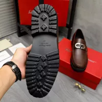 Cheap Salvatore Ferragamo Leather Shoes For Men #1380579 Replica Wholesale [$100.00 USD] [ITEM#1380579] on Replica Salvatore Ferragamo Leather Shoes