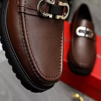 Cheap Salvatore Ferragamo Leather Shoes For Men #1380579 Replica Wholesale [$100.00 USD] [ITEM#1380579] on Replica Salvatore Ferragamo Leather Shoes