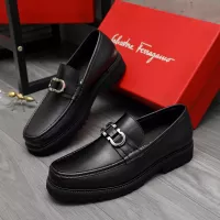 Cheap Salvatore Ferragamo Leather Shoes For Men #1380580 Replica Wholesale [$100.00 USD] [ITEM#1380580] on Replica Salvatore Ferragamo Leather Shoes