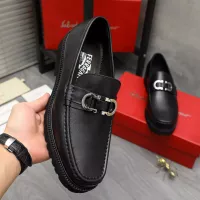 Cheap Salvatore Ferragamo Leather Shoes For Men #1380580 Replica Wholesale [$100.00 USD] [ITEM#1380580] on Replica Salvatore Ferragamo Leather Shoes