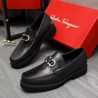 Cheap Salvatore Ferragamo Leather Shoes For Men #1380594 Replica Wholesale [$100.00 USD] [ITEM#1380594] on Replica Salvatore Ferragamo Leather Shoes