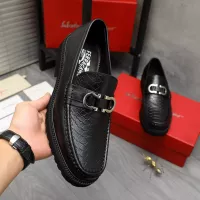 Cheap Salvatore Ferragamo Leather Shoes For Men #1380594 Replica Wholesale [$100.00 USD] [ITEM#1380594] on Replica Salvatore Ferragamo Leather Shoes