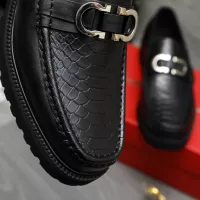 Cheap Salvatore Ferragamo Leather Shoes For Men #1380594 Replica Wholesale [$100.00 USD] [ITEM#1380594] on Replica Salvatore Ferragamo Leather Shoes