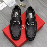 Cheap Salvatore Ferragamo Leather Shoes For Men #1380595 Replica Wholesale [$100.00 USD] [ITEM#1380595] on Replica Salvatore Ferragamo Leather Shoes