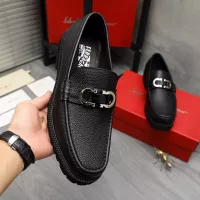 Cheap Salvatore Ferragamo Leather Shoes For Men #1380595 Replica Wholesale [$100.00 USD] [ITEM#1380595] on Replica Salvatore Ferragamo Leather Shoes