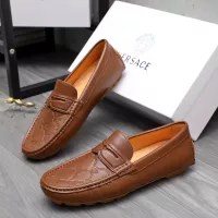 Cheap Versace Leather Shoes For Men #1380602 Replica Wholesale [$76.00 USD] [ITEM#1380602] on Replica Versace Leather Shoes