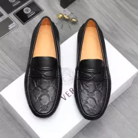 Cheap Versace Leather Shoes For Men #1380603 Replica Wholesale [$76.00 USD] [ITEM#1380603] on Replica Versace Leather Shoes