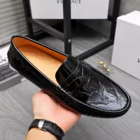 Cheap Versace Leather Shoes For Men #1380604 Replica Wholesale [$76.00 USD] [ITEM#1380604] on Replica Versace Leather Shoes