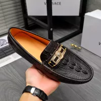 Cheap Versace Leather Shoes For Men #1380606 Replica Wholesale [$76.00 USD] [ITEM#1380606] on Replica Versace Leather Shoes