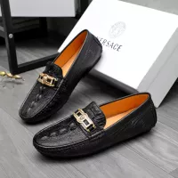 Cheap Versace Leather Shoes For Men #1380607 Replica Wholesale [$76.00 USD] [ITEM#1380607] on Replica Versace Leather Shoes