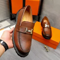 Cheap Hermes Leather Shoes For Men #1380632 Replica Wholesale [$85.00 USD] [ITEM#1380632] on Replica Hermes Leather Shoes