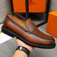 Cheap Hermes Leather Shoes For Men #1380636 Replica Wholesale [$85.00 USD] [ITEM#1380636] on Replica Hermes Leather Shoes