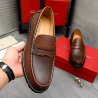 Cheap Salvatore Ferragamo Leather Shoes For Men #1380640 Replica Wholesale [$85.00 USD] [ITEM#1380640] on Replica Salvatore Ferragamo Leather Shoes