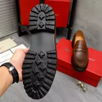 Cheap Salvatore Ferragamo Leather Shoes For Men #1380640 Replica Wholesale [$85.00 USD] [ITEM#1380640] on Replica Salvatore Ferragamo Leather Shoes