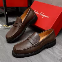 Cheap Salvatore Ferragamo Leather Shoes For Men #1380641 Replica Wholesale [$85.00 USD] [ITEM#1380641] on Replica Salvatore Ferragamo Leather Shoes