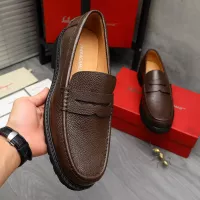 Cheap Salvatore Ferragamo Leather Shoes For Men #1380641 Replica Wholesale [$85.00 USD] [ITEM#1380641] on Replica Salvatore Ferragamo Leather Shoes