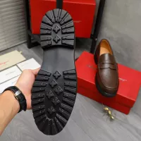 Cheap Salvatore Ferragamo Leather Shoes For Men #1380641 Replica Wholesale [$85.00 USD] [ITEM#1380641] on Replica Salvatore Ferragamo Leather Shoes