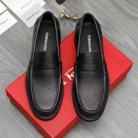 Cheap Salvatore Ferragamo Leather Shoes For Men #1380646 Replica Wholesale [$85.00 USD] [ITEM#1380646] on Replica Salvatore Ferragamo Leather Shoes