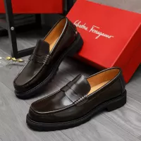 Cheap Salvatore Ferragamo Leather Shoes For Men #1380653 Replica Wholesale [$85.00 USD] [ITEM#1380653] on Replica Salvatore Ferragamo Leather Shoes