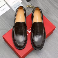 Cheap Salvatore Ferragamo Leather Shoes For Men #1380653 Replica Wholesale [$85.00 USD] [ITEM#1380653] on Replica Salvatore Ferragamo Leather Shoes