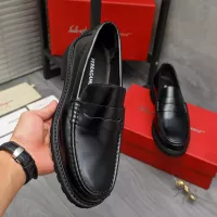 Cheap Salvatore Ferragamo Leather Shoes For Men #1380654 Replica Wholesale [$85.00 USD] [ITEM#1380654] on Replica Salvatore Ferragamo Leather Shoes