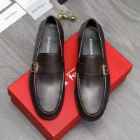 Cheap Salvatore Ferragamo Leather Shoes For Men #1380660 Replica Wholesale [$85.00 USD] [ITEM#1380660] on Replica Salvatore Ferragamo Leather Shoes