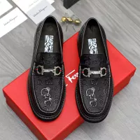 Cheap Salvatore Ferragamo Leather Shoes For Men #1380668 Replica Wholesale [$96.00 USD] [ITEM#1380668] on Replica Salvatore Ferragamo Leather Shoes