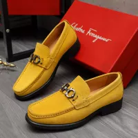 Cheap Salvatore Ferragamo Leather Shoes For Men #1380670 Replica Wholesale [$82.00 USD] [ITEM#1380670] on Replica Salvatore Ferragamo Leather Shoes