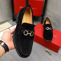 Cheap Salvatore Ferragamo Leather Shoes For Men #1380672 Replica Wholesale [$82.00 USD] [ITEM#1380672] on Replica Salvatore Ferragamo Leather Shoes
