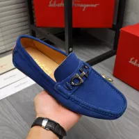 Cheap Salvatore Ferragamo Leather Shoes For Men #1380675 Replica Wholesale [$82.00 USD] [ITEM#1380675] on Replica Salvatore Ferragamo Leather Shoes