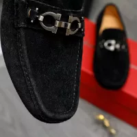 Cheap Salvatore Ferragamo Leather Shoes For Men #1380676 Replica Wholesale [$82.00 USD] [ITEM#1380676] on Replica Salvatore Ferragamo Leather Shoes