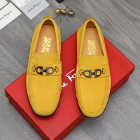 Cheap Salvatore Ferragamo Leather Shoes For Men #1380678 Replica Wholesale [$82.00 USD] [ITEM#1380678] on Replica Salvatore Ferragamo Leather Shoes