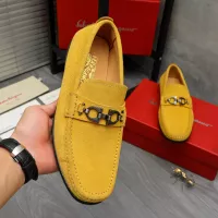 Cheap Salvatore Ferragamo Leather Shoes For Men #1380678 Replica Wholesale [$82.00 USD] [ITEM#1380678] on Replica Salvatore Ferragamo Leather Shoes