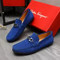 Cheap Salvatore Ferragamo Leather Shoes For Men #1380679 Replica Wholesale [$82.00 USD] [ITEM#1380679] on Replica Salvatore Ferragamo Leather Shoes
