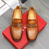 Cheap Salvatore Ferragamo Leather Shoes For Men #1380680 Replica Wholesale [$85.00 USD] [ITEM#1380680] on Replica Salvatore Ferragamo Leather Shoes