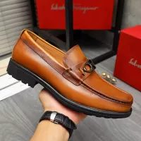 Cheap Salvatore Ferragamo Leather Shoes For Men #1380680 Replica Wholesale [$85.00 USD] [ITEM#1380680] on Replica Salvatore Ferragamo Leather Shoes
