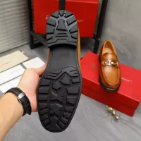 Cheap Salvatore Ferragamo Leather Shoes For Men #1380680 Replica Wholesale [$85.00 USD] [ITEM#1380680] on Replica Salvatore Ferragamo Leather Shoes