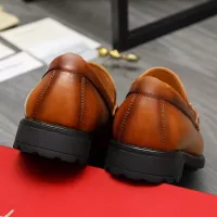 Cheap Salvatore Ferragamo Leather Shoes For Men #1380680 Replica Wholesale [$85.00 USD] [ITEM#1380680] on Replica Salvatore Ferragamo Leather Shoes