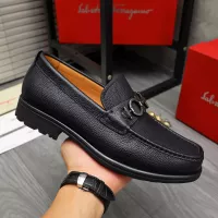 Cheap Salvatore Ferragamo Leather Shoes For Men #1380681 Replica Wholesale [$85.00 USD] [ITEM#1380681] on Replica Salvatore Ferragamo Leather Shoes