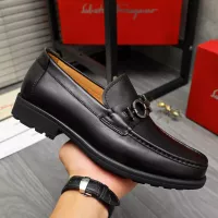 Cheap Salvatore Ferragamo Leather Shoes For Men #1380683 Replica Wholesale [$85.00 USD] [ITEM#1380683] on Replica Salvatore Ferragamo Leather Shoes