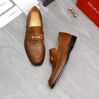 Cheap Salvatore Ferragamo Leather Shoes For Men #1380691 Replica Wholesale [$85.00 USD] [ITEM#1380691] on Replica Salvatore Ferragamo Leather Shoes