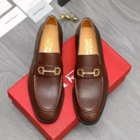 Cheap Salvatore Ferragamo Leather Shoes For Men #1380695 Replica Wholesale [$85.00 USD] [ITEM#1380695] on Replica Salvatore Ferragamo Leather Shoes
