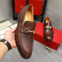 Cheap Salvatore Ferragamo Leather Shoes For Men #1380695 Replica Wholesale [$85.00 USD] [ITEM#1380695] on Replica Salvatore Ferragamo Leather Shoes